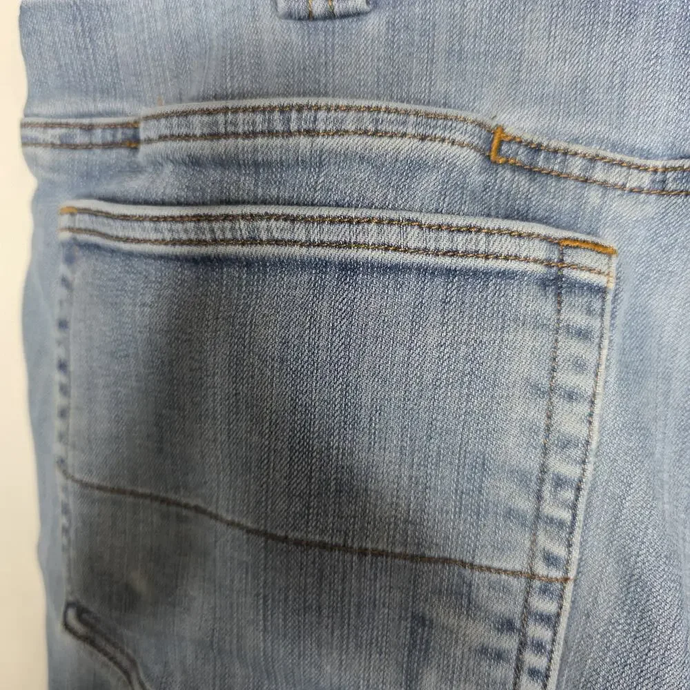 Duluth Trading Ballroom Double Flex Jeans Mens 38x32 Blue Slim Fit Straight